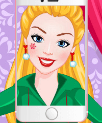 Barbie Elfie Selfie Make Up Game