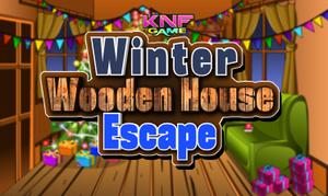 play Winter Wooden House Escape
