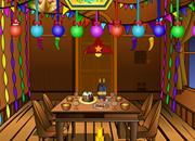 play Winter Wooden House Escape