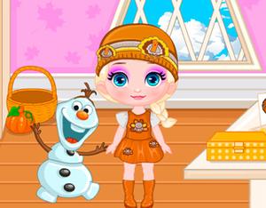 play Baby Elsa'S Thanksgiving