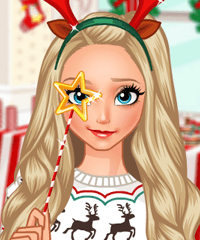 Elsa Christmas Costumes Dress Up Game