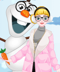 Elsa And Olaf Dress Up Game