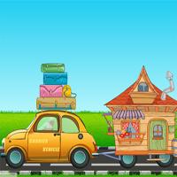 play Games2Jolly Car And Caravan Escape
