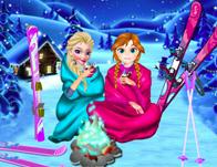 play Frozen Sisters Winter Holiday