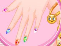 play Barbie Emoji Nails Designer