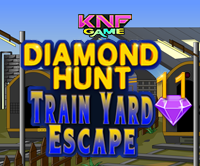 play Diamond Hunt 11 - Train Yard Escape