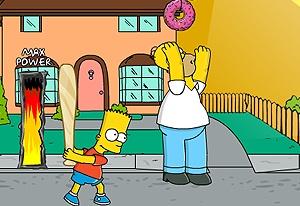 play The Simpsons: Kick Ass Homer