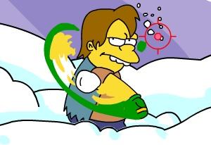 play Springfield Snow Fight