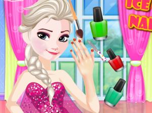 play Ice Queen Nails Spa