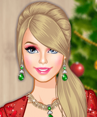 Barbie Christmas Glam Make Up Game