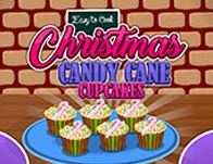 play Easy To Cook Christmas Candy Cane Cupcakes