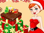 play Anna Christmas Cake Contest