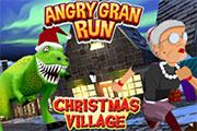 play Angry Gran Run - Christmas Village