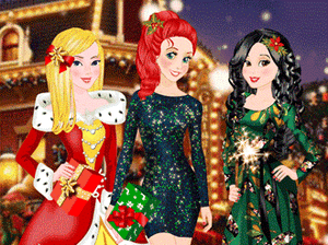 play Princess Christmas Photo