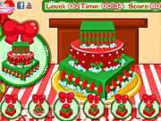 play Anna Christmas Cake Contest Game