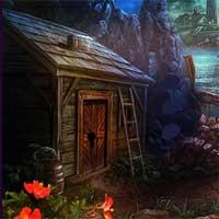 play Old River Hut Escape