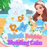 play Barbie Beach Wedding Cake