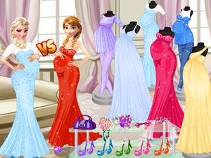 Pregnant Princesses Fashion Dressing Room!