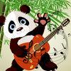 A Panda Collect Musical Notes