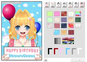 play Anime Birthday Card Creator