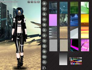 play Cyberpunk Fashion Dress Up