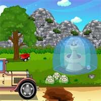 play Green Forest Car Escape