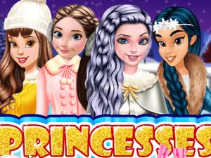 Princesses Go Ice Skating