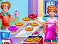 play Annie Cooking Donuts