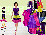 Neon Colors Dressup Game