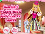 play Barbie'S Valentine'S Patchwork Dress