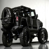 Customized Black Jeep Jigsaw