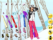 play Hot Snowboard Dressup Game