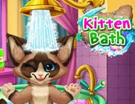 play Kitten Bath