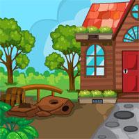 play G4K-Cartoon-Garden-House-