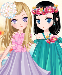 The Story Of Flowering Dress Up Game