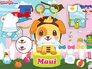 Puppy Dress Up: Maui Game