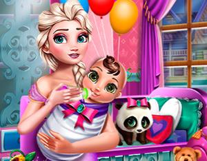 Mommy Elsa Frozen: Newborn Care