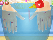 Baby Princess Nail Caring Game