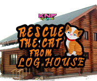 play Rescue The Cat From Log House Escape