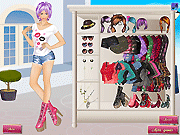 play Trendy Emo Dressup Game