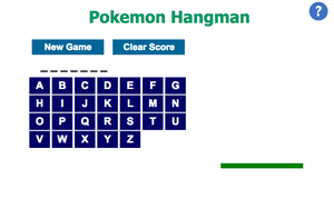 play Pokemon Hangman