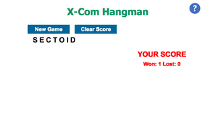play X-Com Hangman