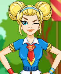 Dc Super Hero Girls Supergirl Dress Up Game