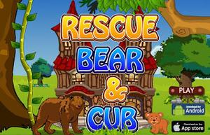 Rescue Bear And Cub Escape