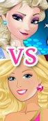 Elsa Vs Barbie Fashion Contest