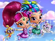 play Shimmer And Shine Dress Up