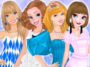 Princesses Origami Fashion Dresses