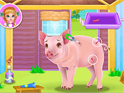 play Amelia'S Piggy Care Game