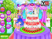 Cooking Colorful Wedding Cake Game