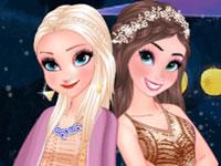 play Anna And Elsa Cocktail Dresses